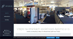 Desktop Screenshot of aplomo.cz